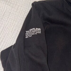 Talentless Hoodie with Sleeve Logo
